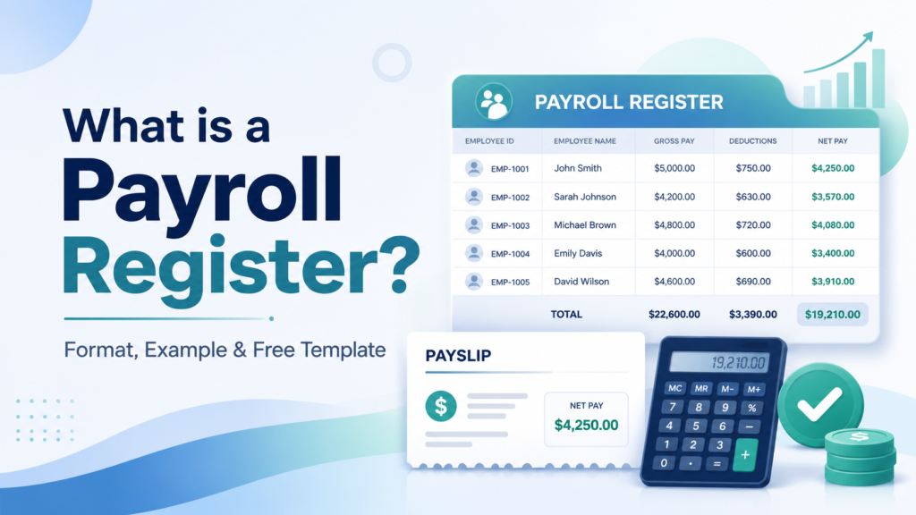 What is a Payroll Register? Format, Example & Free Template Guide